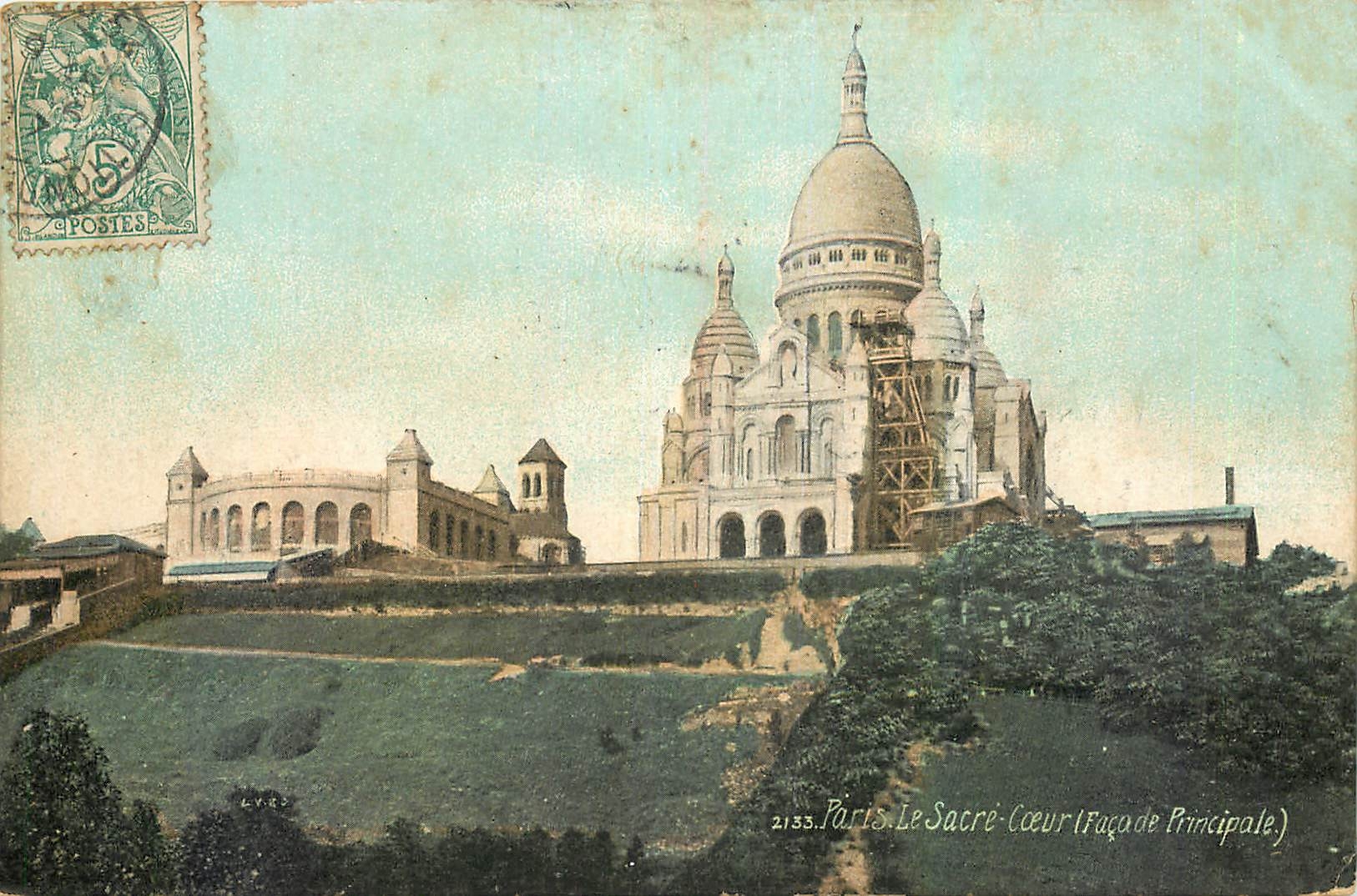 CPA Ports le Sacre Coeur Facade Principale 