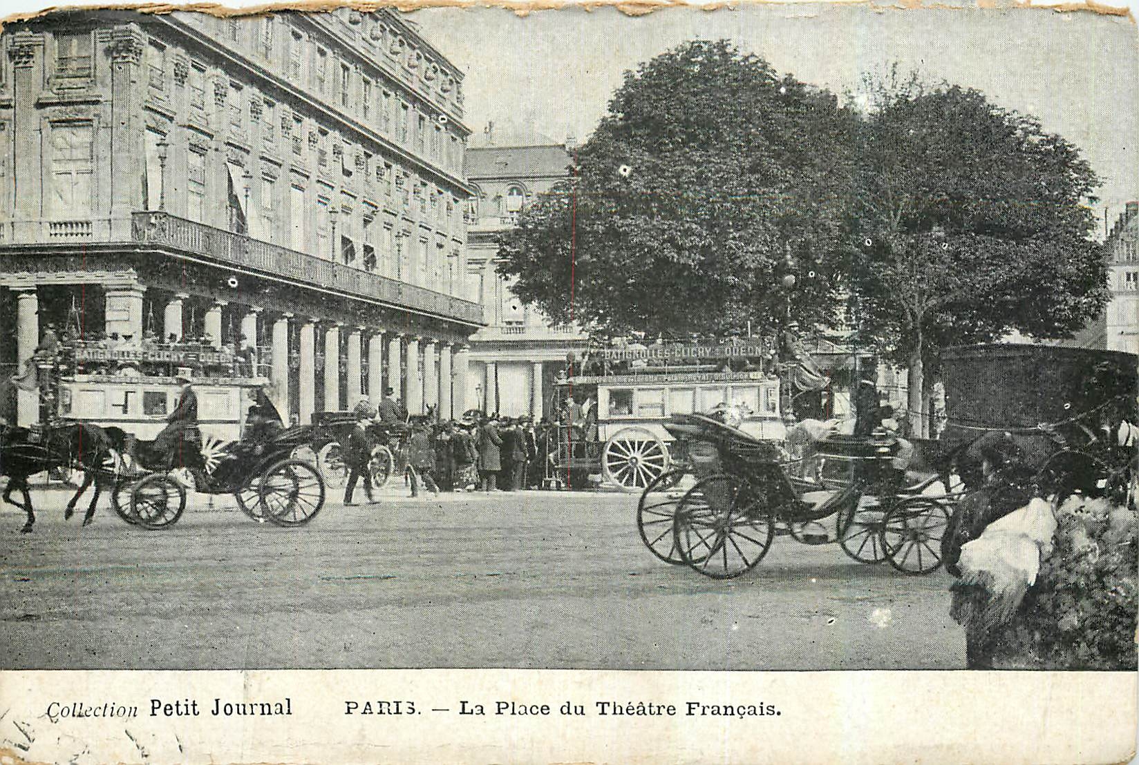 CPA Petit Journal Paris La Place du Theatre Francais 