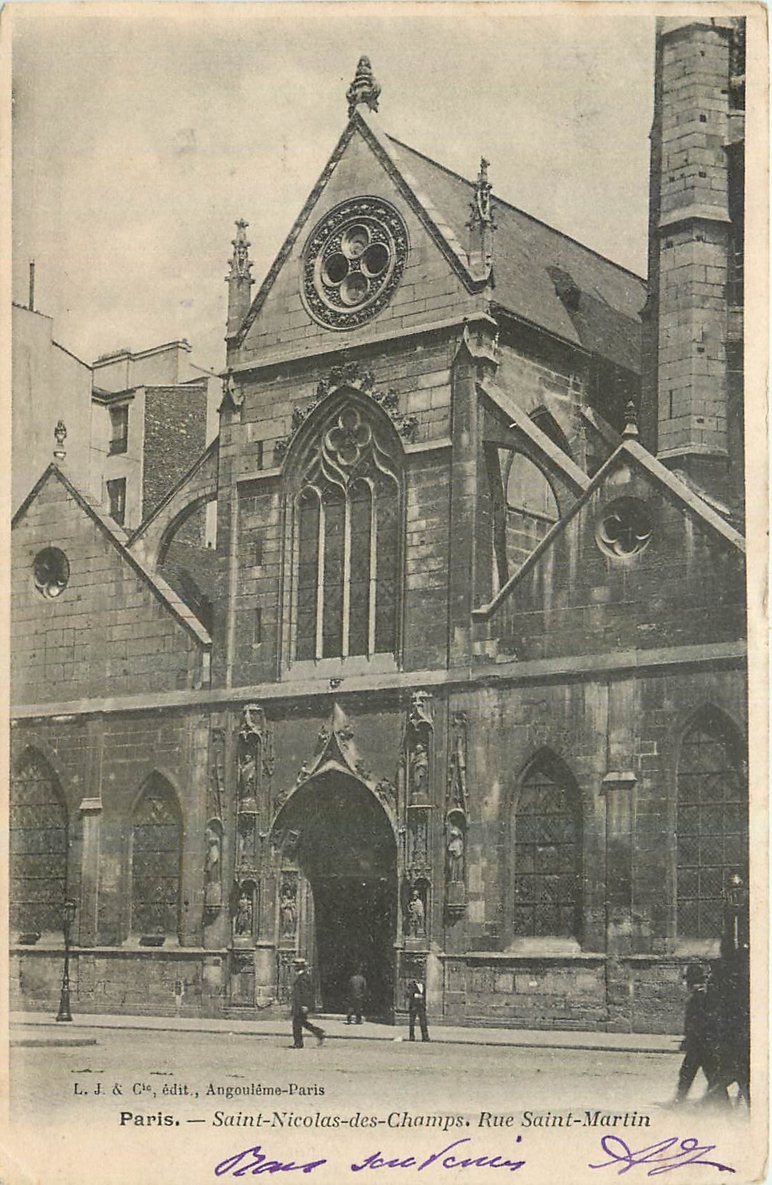 CPA Paris Saint Nicolas des Champs Rue Saint Martin 