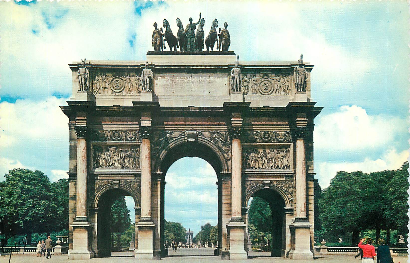 CPA Paris et ses Merveilles Arc de Triomphe du Carrousel 
