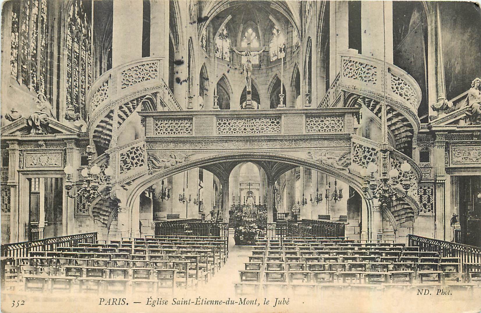 CPA Paris Eglise Saint Etienne du Mont le Jube 