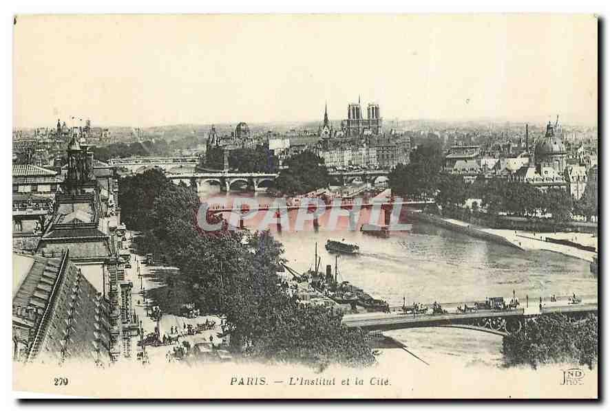 CPA Paris L'Institut et la Cite 
