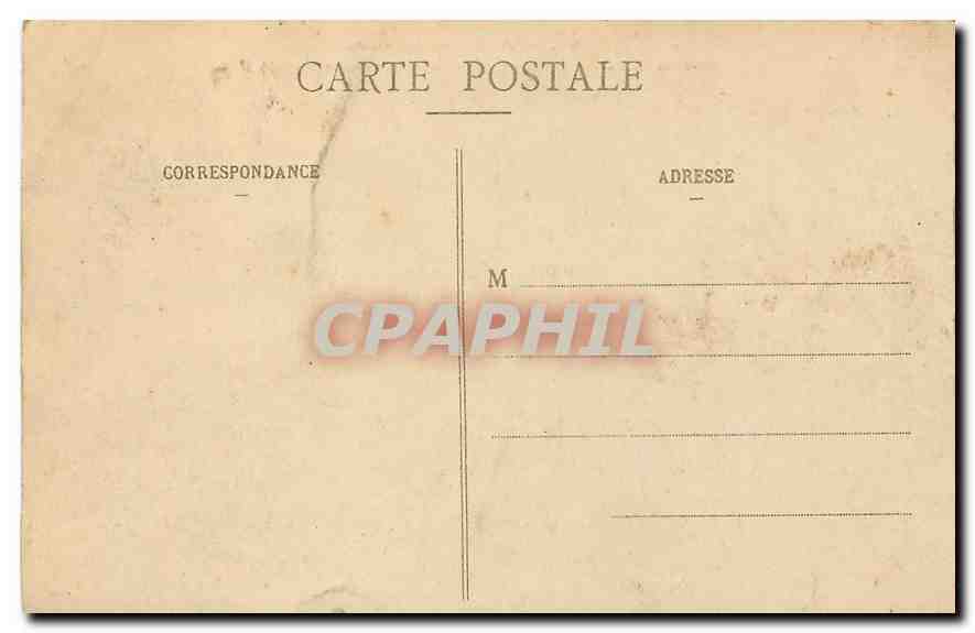 CPA Paris La Bourse Tramway — Rückseite