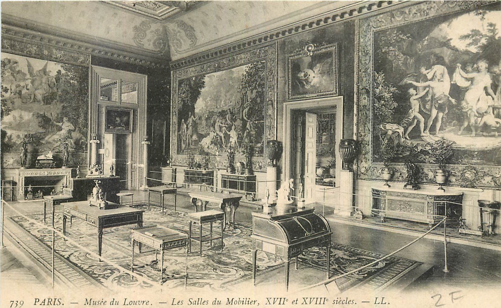CPA Paris Musee du Louvre Les Salles du Mobilier 