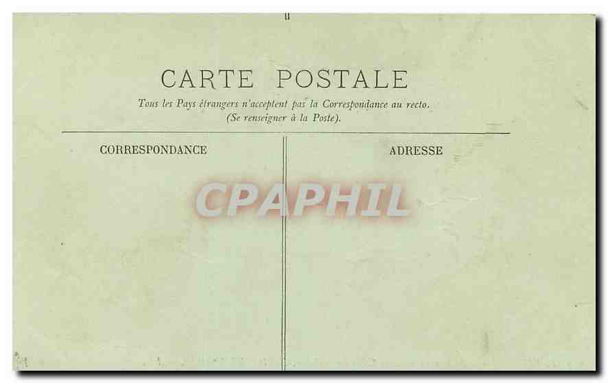 CPA Paris Musee du Louvre Les Salles du Mobilier  — Rückseite