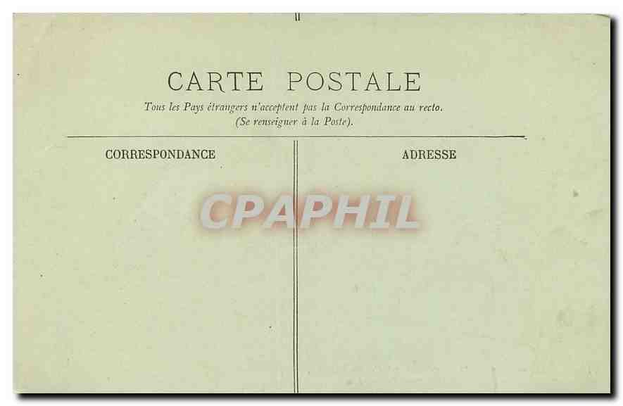 CPA Paris Musee du Louvre Les Salles du Mobilier  — Rückseite