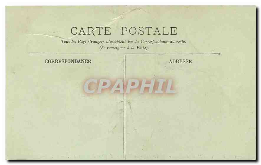 CPA Paris Musee du Louvre Les Salles du Mobilier  — Rückseite