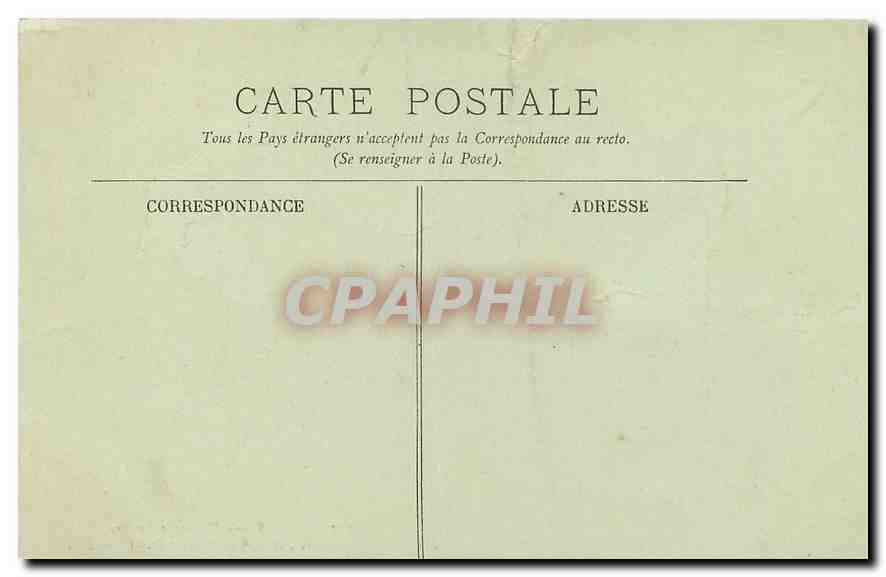 CPA Paris Musee du Louvre Les Salles du Mobilier  — Rückseite