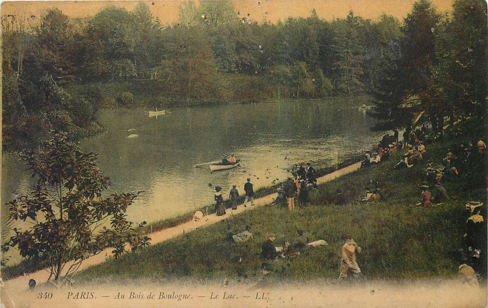 CPA Paris Au Bois de la Boulogne Le Lac 