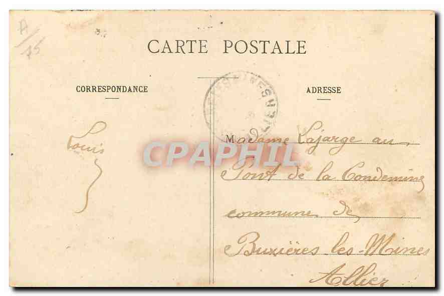 CPA Paris Au Bois de Boulogne Le Belvedere et le Lac  — Rückseite