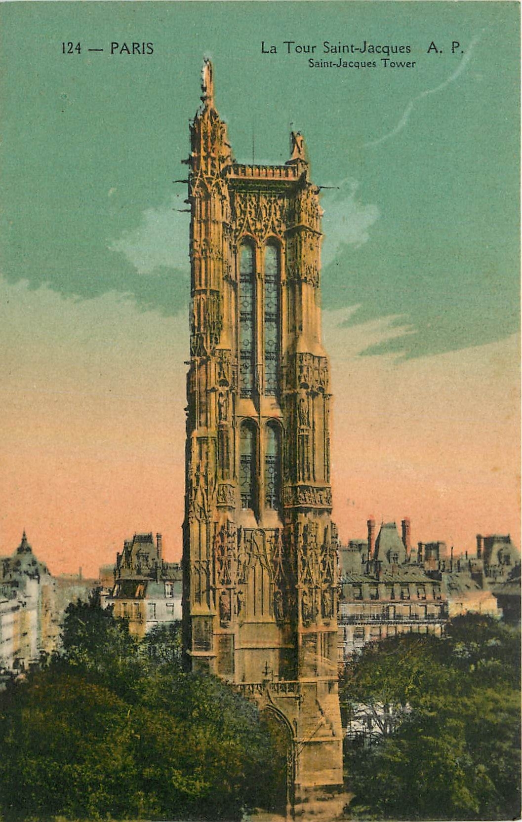 CPA Paris La Tour Saint Jacques 