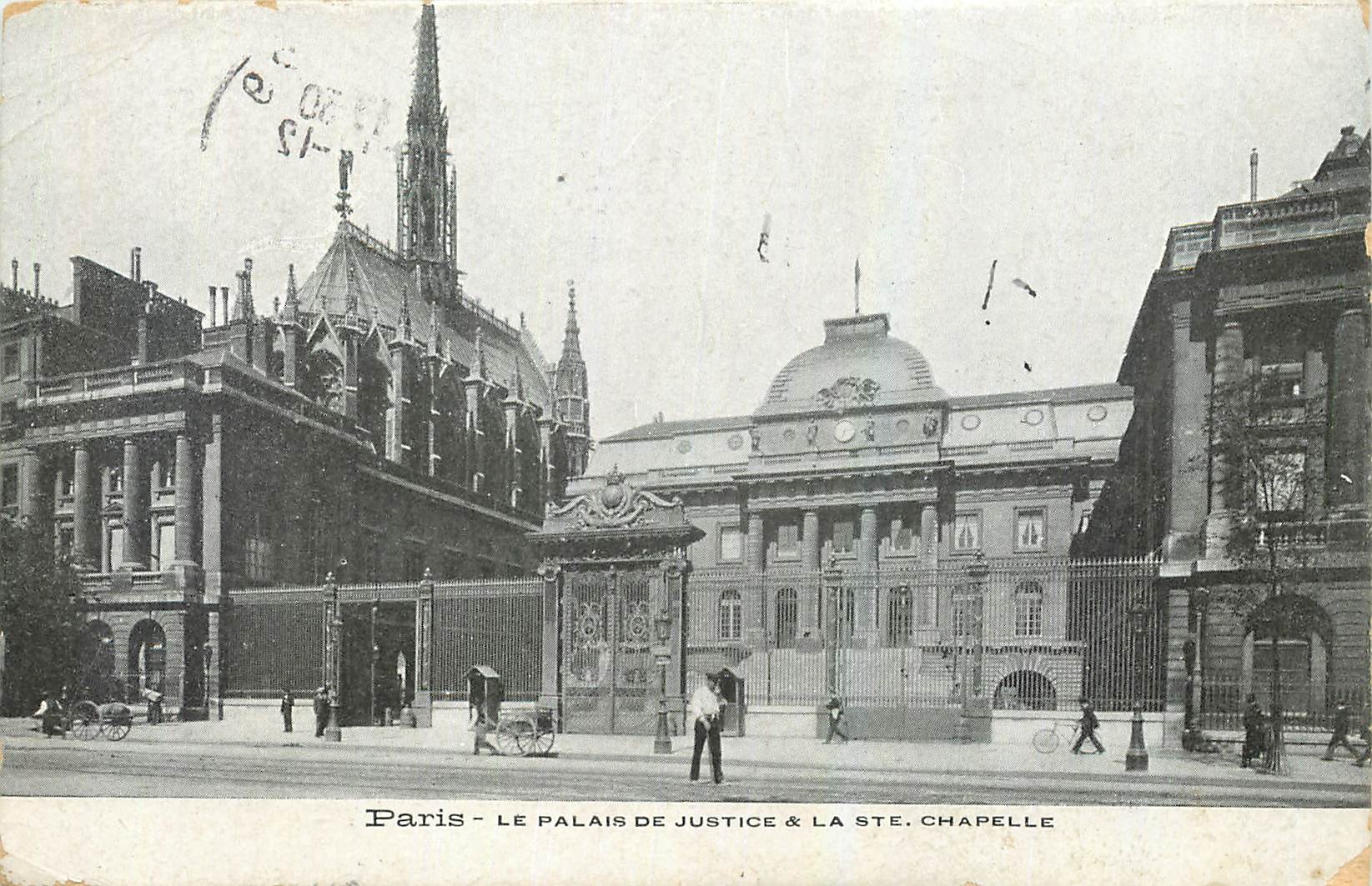 CPA Paris Le Palais de Justice & la Ste Chapelle 