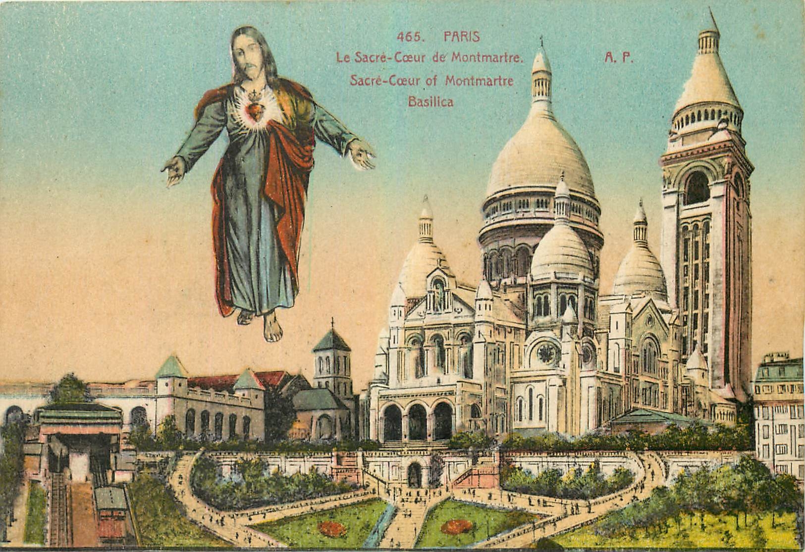 CPA Paris Le Sacre Coeur de Montmartre 
