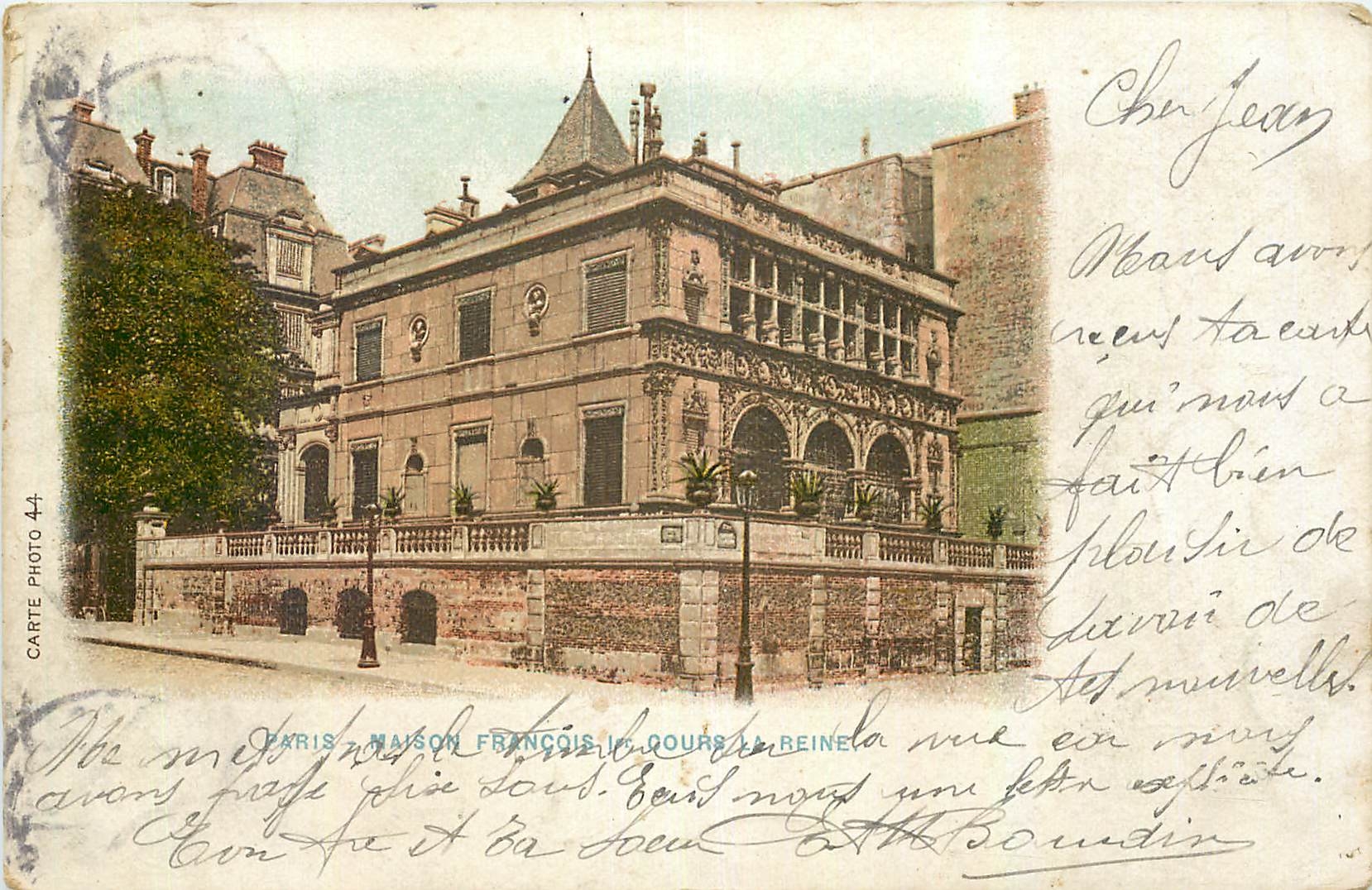 CPA Paris Maison Francois I Les Cours de la Reine 