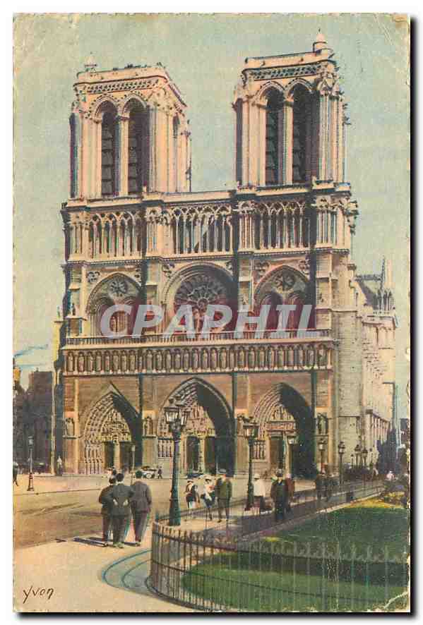 CPA Paris en flanant Notre Dame de Paris 