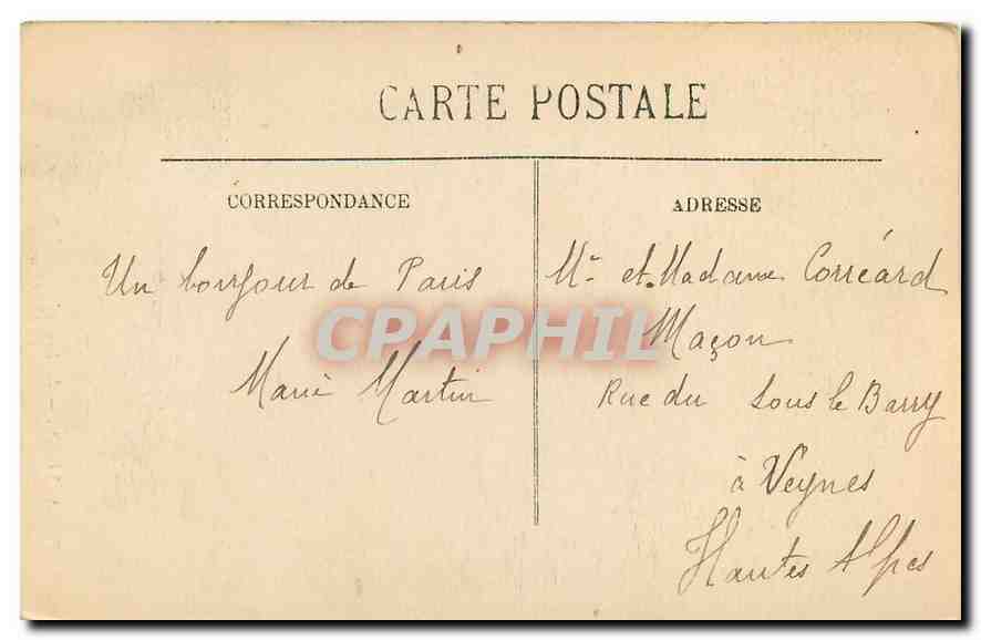 CPA Paris Le Funiculaire et la Basilique du Sacre Coeur de Montmartre  — Rückseite