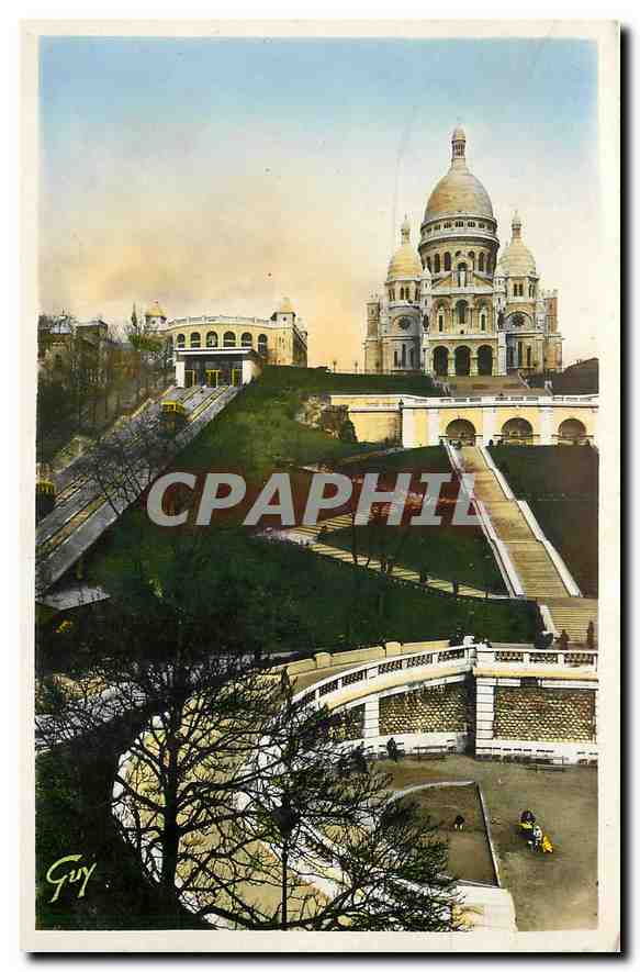 CPA Paris et ses Merveilles Sacre Coeur 