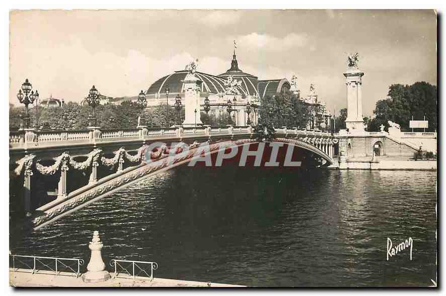 CPA Images de Paris Le Pont Alexandre III et le Grand Palais 