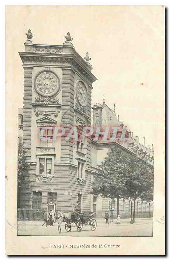 CPA Paris Ministere de la Guerre 