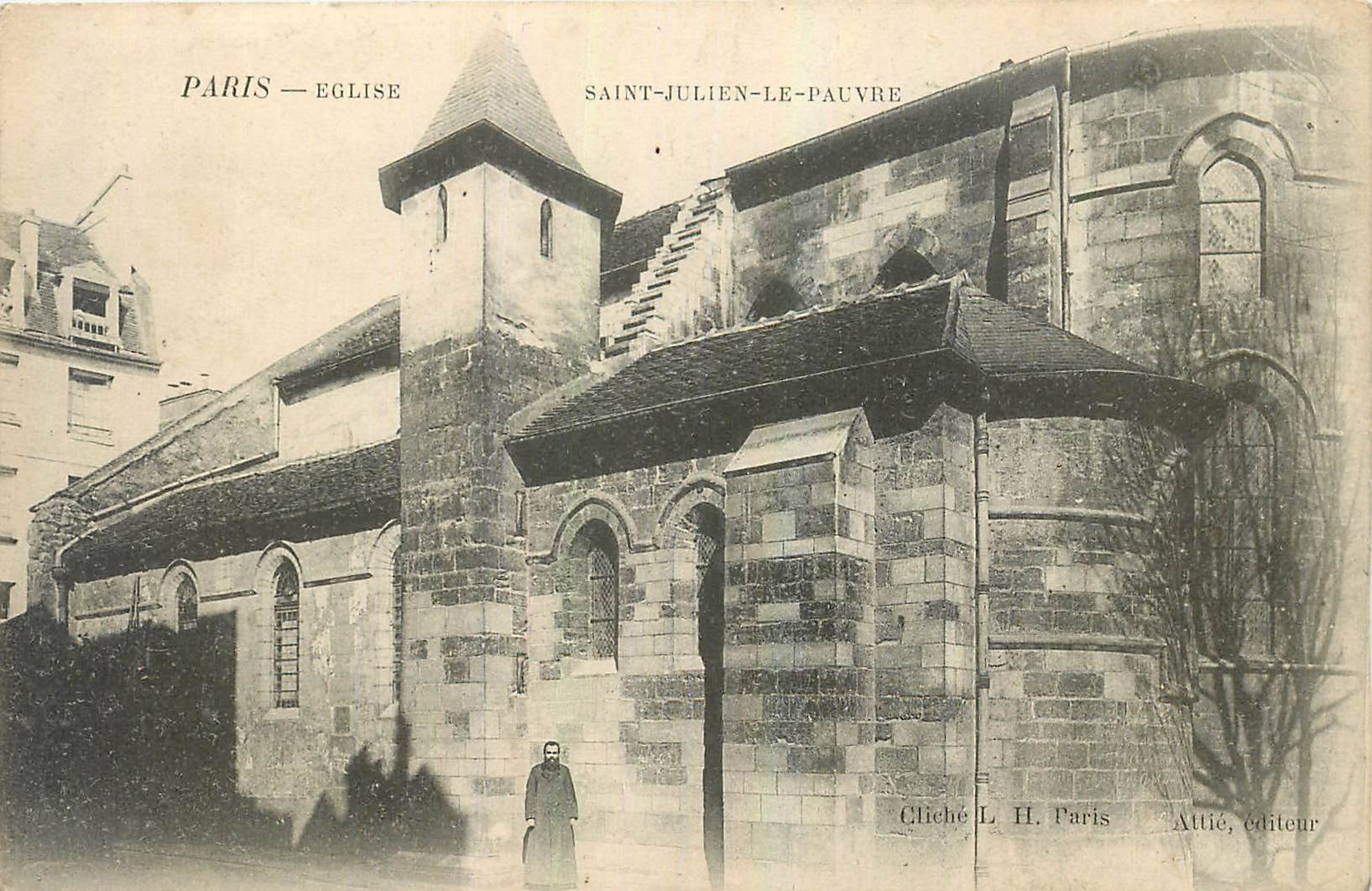 CPA Paris Eglise Saint Julien le Pauvre 