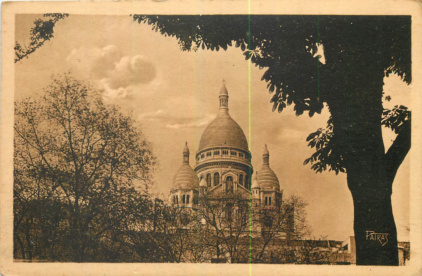 CPA Les Jolis Coins de Paris Paris Montmartre Le Sacre Coeur 