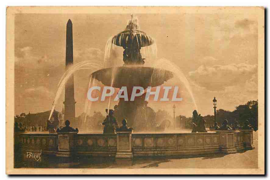 CPA Les Jolis Coins de Paris Fontaine Place de la Concorde 