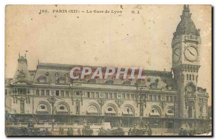 CPA Paris la Gare de Lyon 