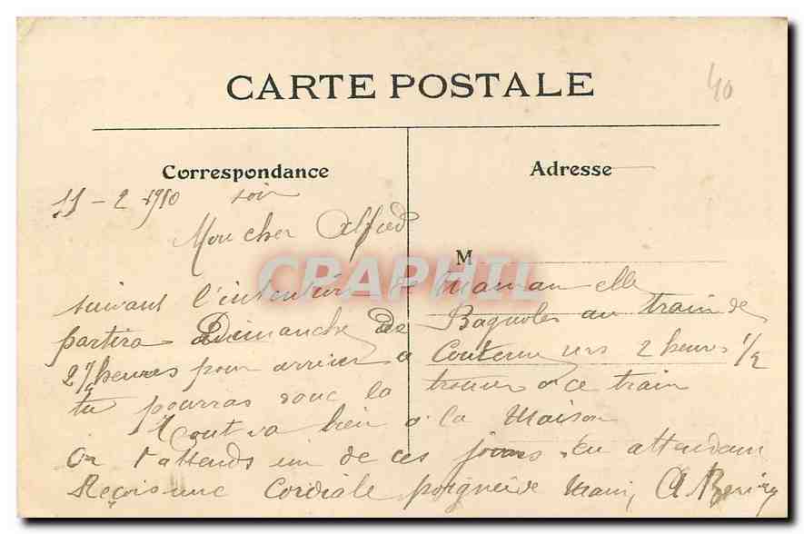 CPA La Seine a travers Paris Le Pont Neuf a la Cite Vue prise en aval  — Rückseite