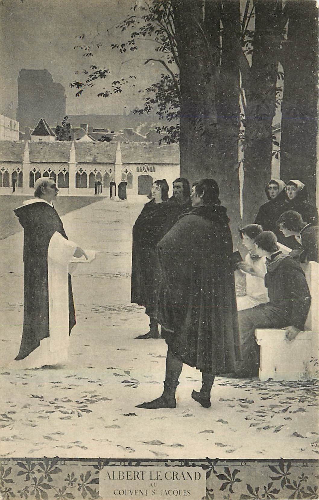 CPA Paris La Sorbonne Albert le Grand au couvent St Jacques Leroble 