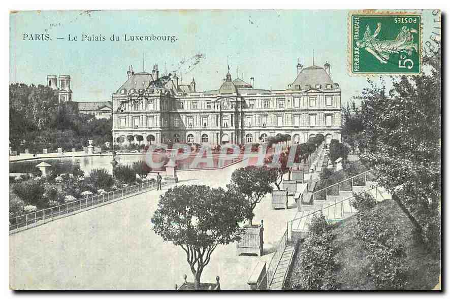 CPA Paris Le Palais du Luxembourg 