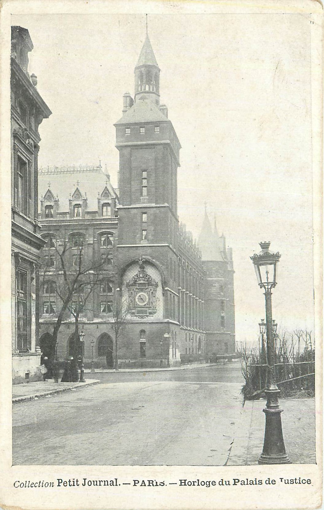 CPA Collection Petit Journal Paris Horloge du Palais de Justice 