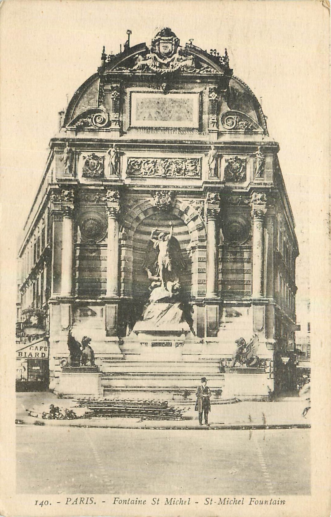CPA Paris Fontaine St Michel 