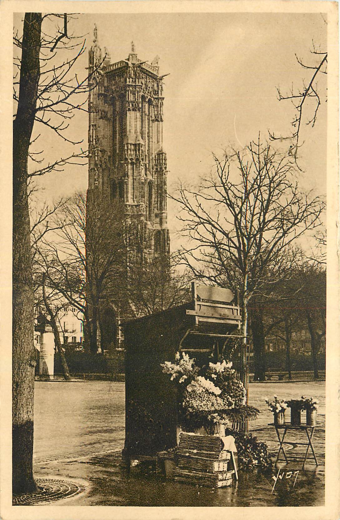 CPA Paris en flanant La Tour Saint Jacques 