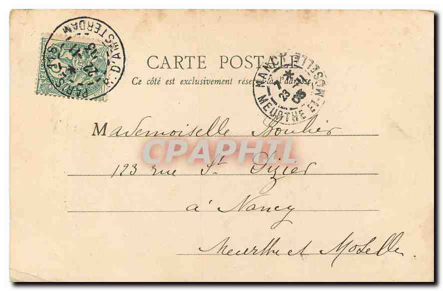 CPA Paris Eglise Saint Sulpice  — Rückseite