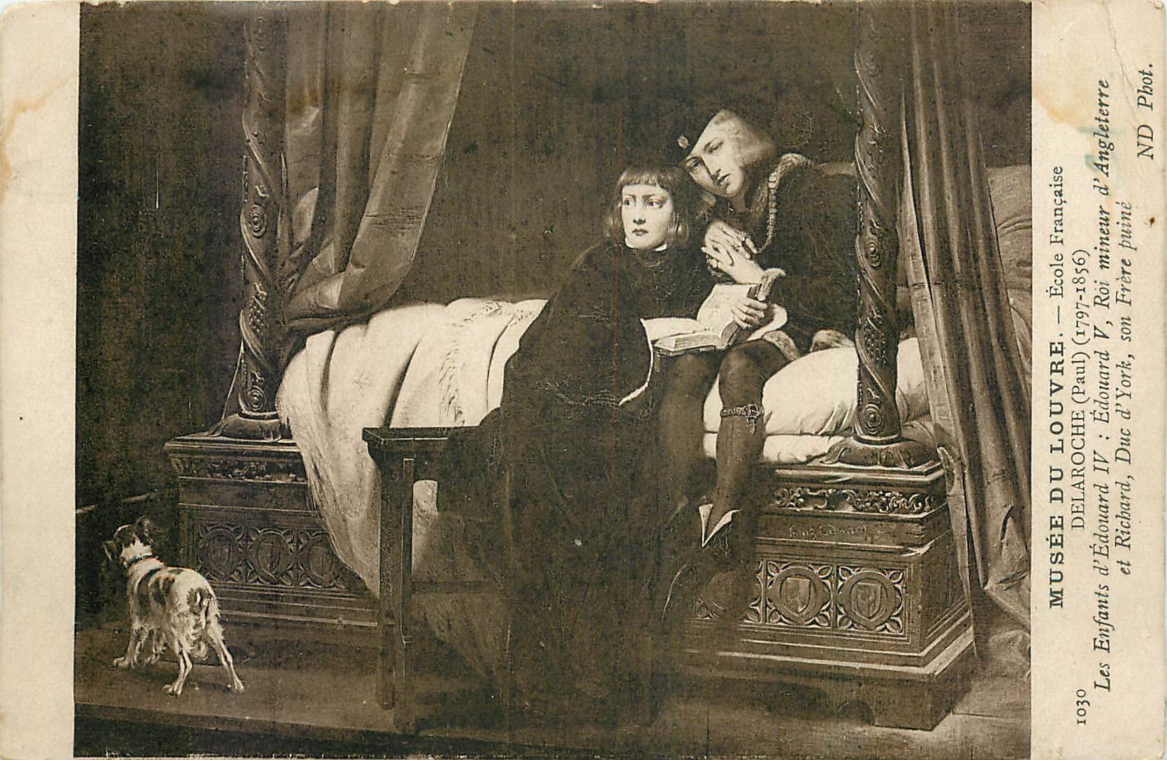 CPA Musee de Louvre Ecole Francaise Delaroche Les enfants d'Edouard IV 