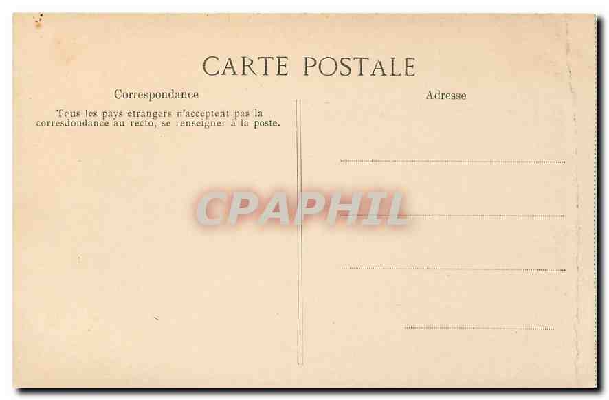 CPA Paris Notre Dame Quai Saint Michel  — Verso