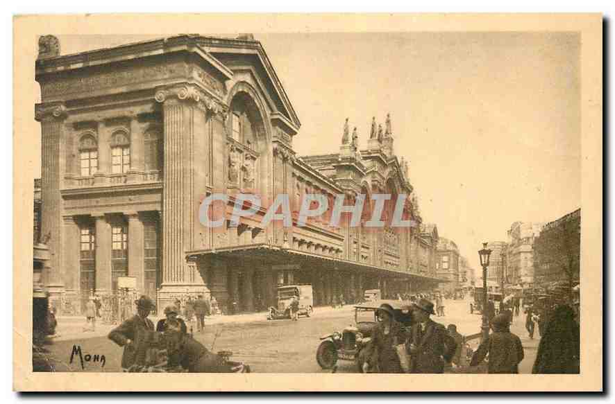 CPA Les Petits Tableaux de Paris La Gare du Nord 