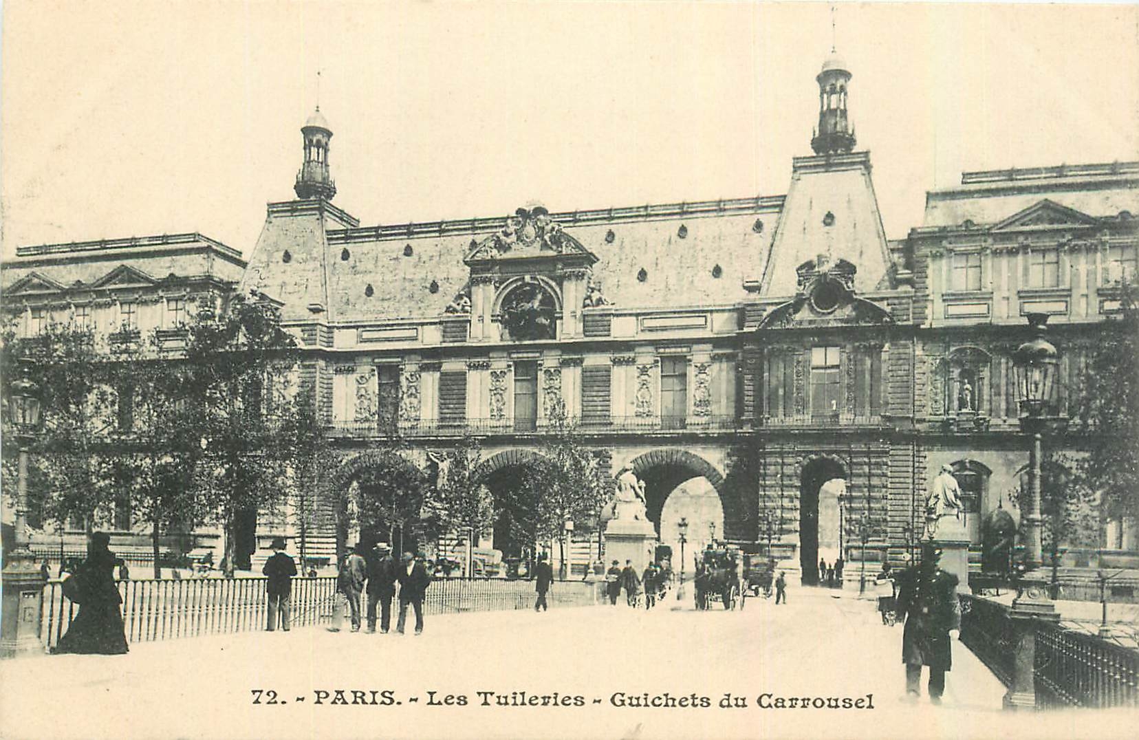 CPA Paris Les Tuileries Guichets du Carrousel 
