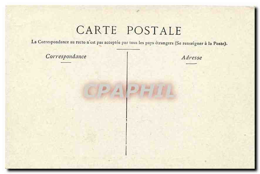 CPA Paris Le Conseil d'etat place du Palais Royal  — Rückseite