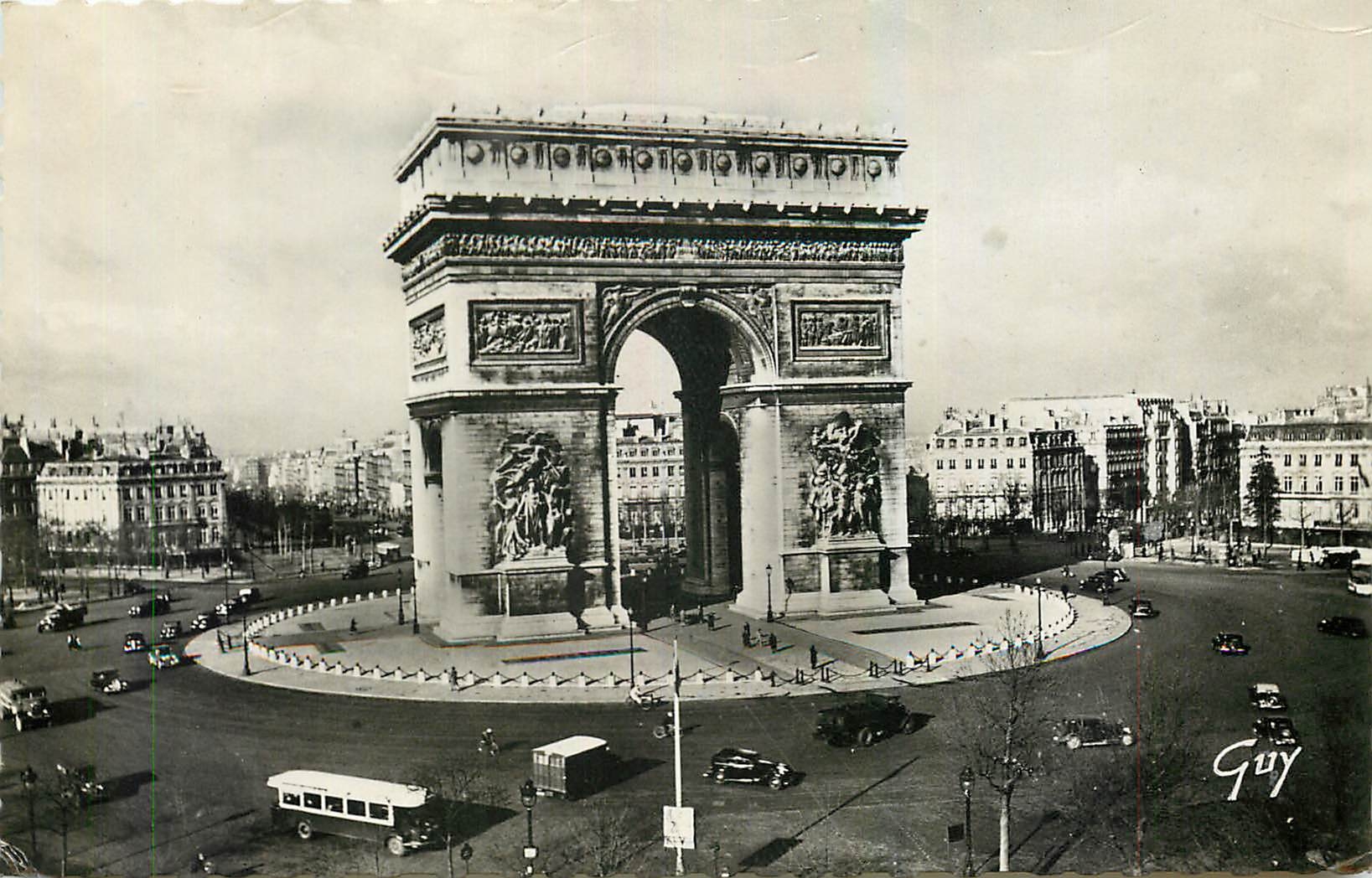 CPA Paris et ses Merveilles Arc de Triomphe et place de l'Etoile 