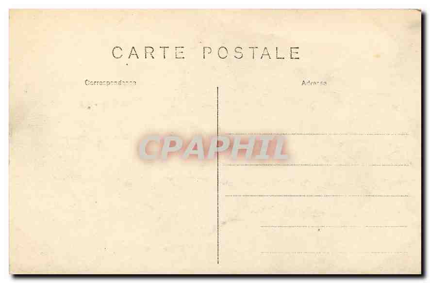 CPA Paris Place de la Concorde et Victoire equestre de Coysevox Tour Eiffel — Rückseite