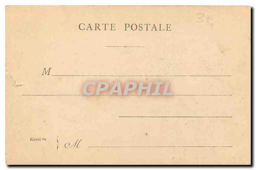 CPA Paris Le Palais de Justice  — Rückseite