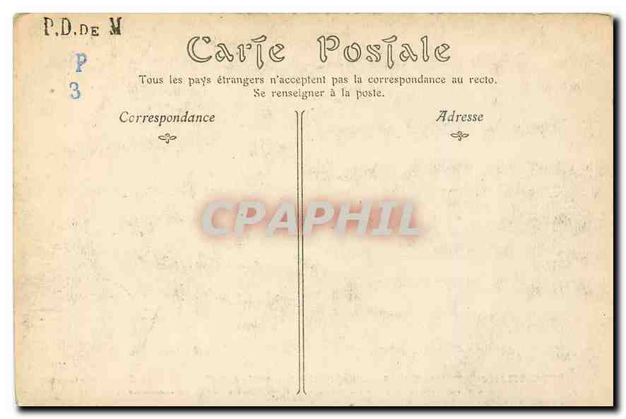 CPA Paris Exposition decennale de l'automobile Une fontaine de la Place de la Concorde — Rückseite