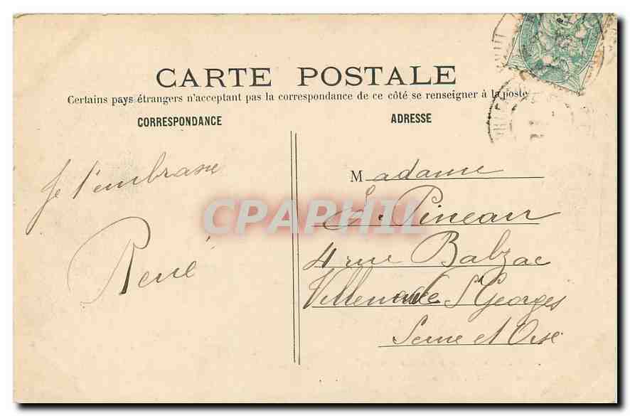 CPA Paris Bois de Boulogne Les Bords de Lac sous la Neige  — Rückseite