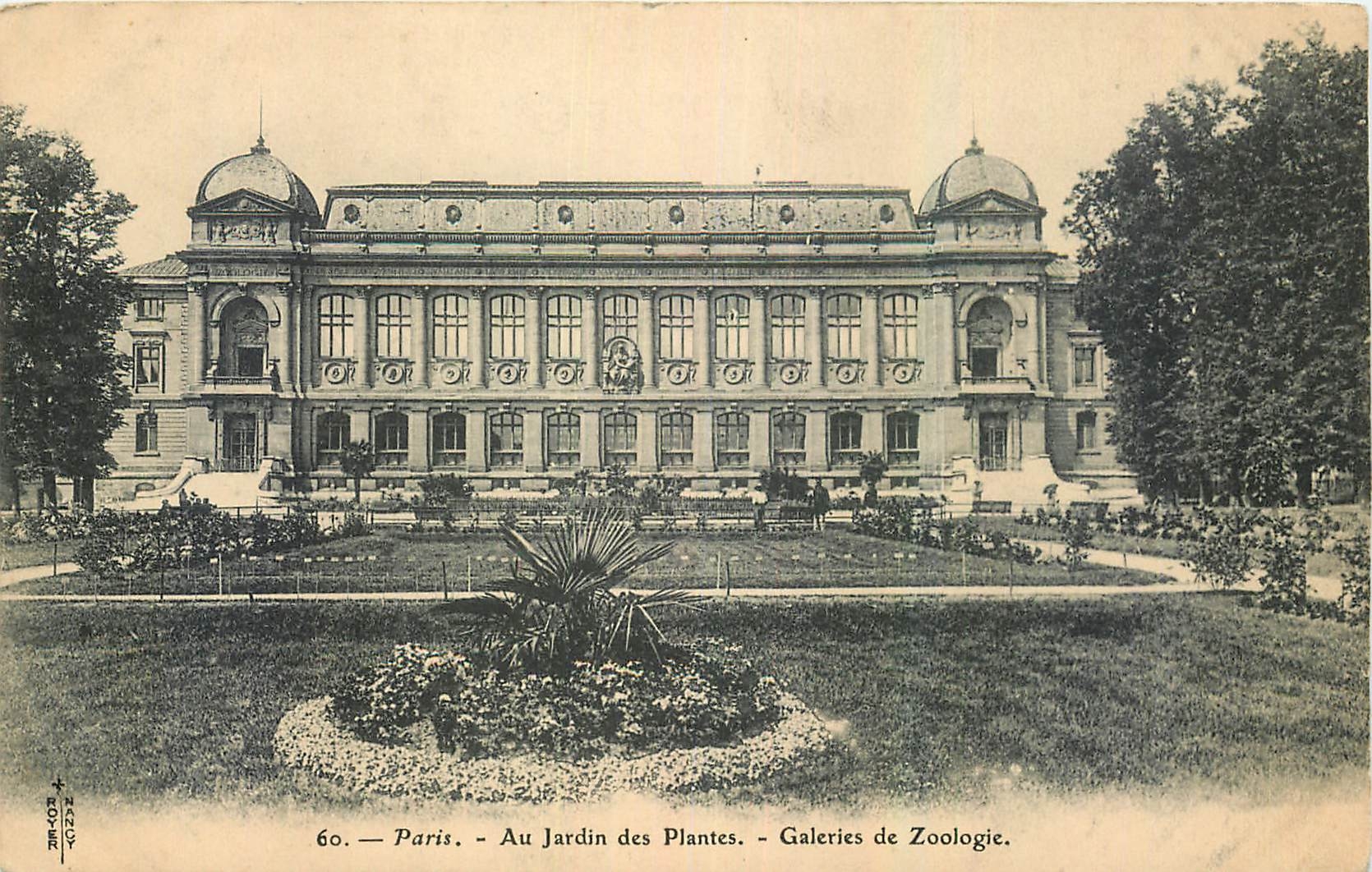 CPA Paris Au Jardin des Plantes Galeries de Zoologie 