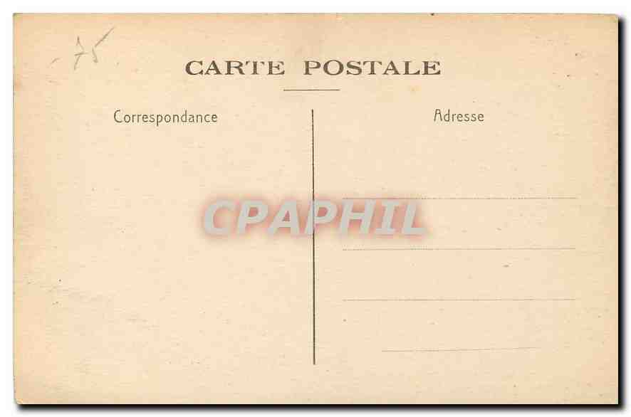 CPA Paris Hotel des Monnaies Cour d'Honneur Entree du Monnayage  — Verso