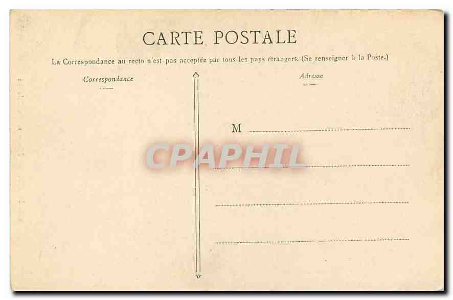 CPA Paris Ministere des Colonies  — Rückseite