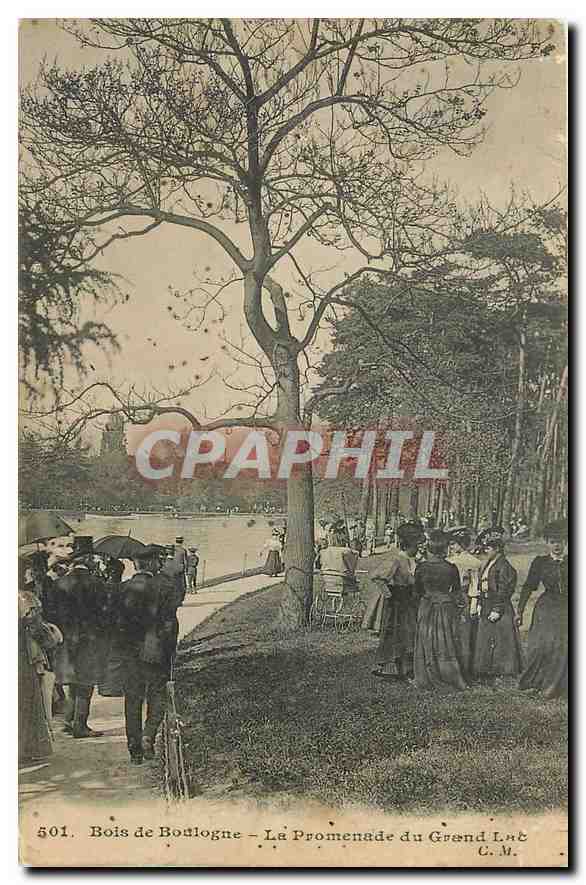 CPA Bois de Boilogne La Promenade du Grand Lac 