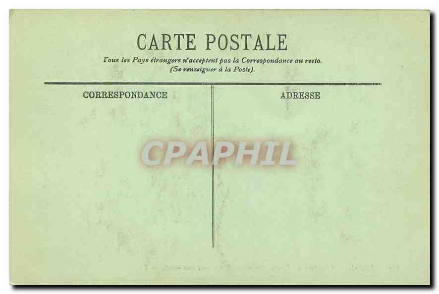 CPA Paris Cimetiere du Pere Lachaise Monument aux Morts  — Rückseite