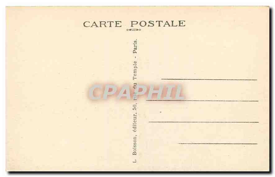 CPA Paris Hotel Lambert de Thorigny  — Rückseite